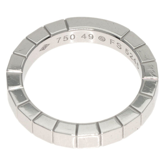 CARTIER Ring K18WG Silver Laniere # 49 Women Used Authentic