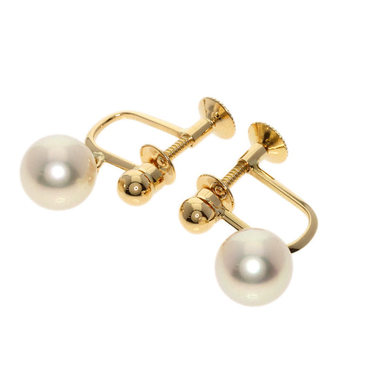 TASAKI Earring 18K Yellow Gold gold Akoya pearl Pearl Women Used Authentic