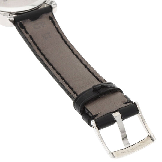 BVLGARI Watches Quartz ST29S Stainless Steel, Leather Silver Solo tempo black dial Women Used Authentic