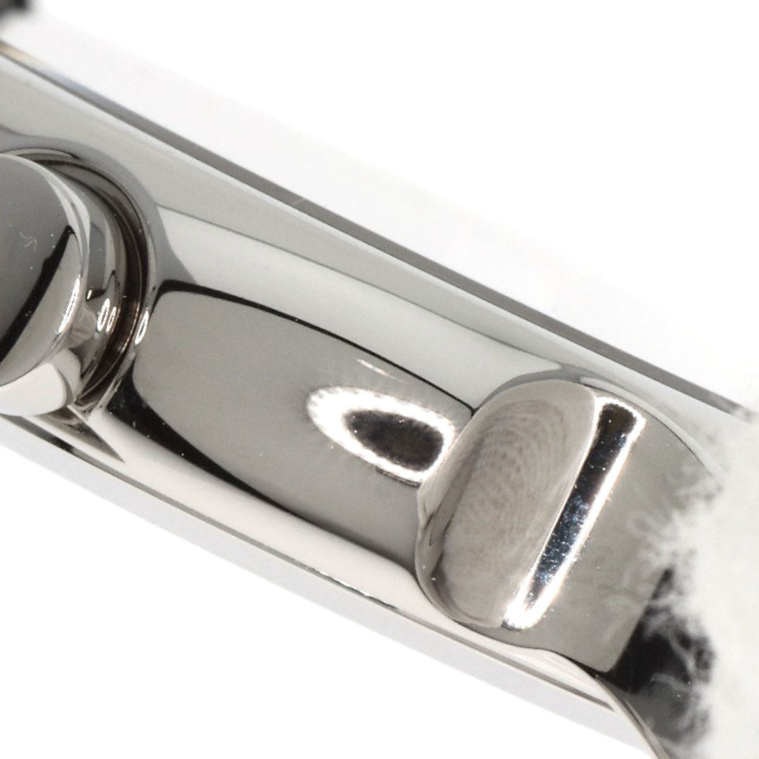 BVLGARI Watches Quartz ST29S Stainless Steel, Leather Silver Solo tempo black dial Women Used Authentic