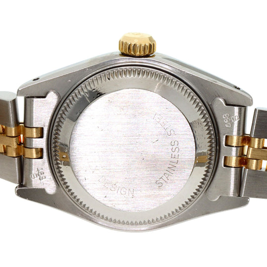 ROLEX Watches Mechanical Automatic 69173G Stainless Steel gold Datejust 10P Diamond Cherry gradation dial