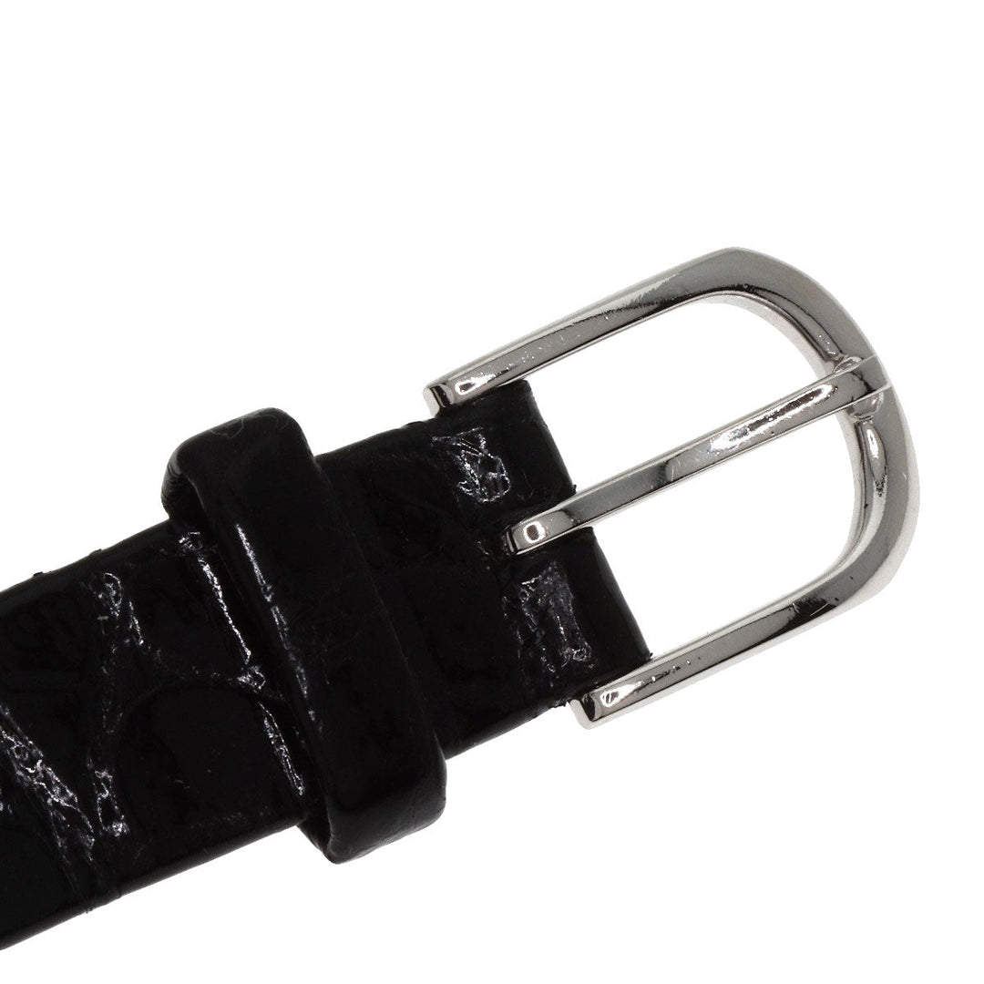 SEIKO Watches Quartz GTWF001 PT900, leather Silver CREDOR Maker Complete Silver dial Women Used Authentic