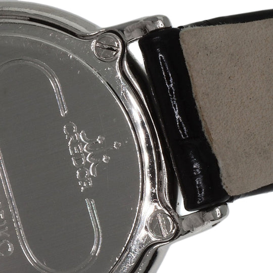SEIKO Watches Quartz GTWF001 PT900, leather Silver CREDOR Maker Complete Silver dial Women Used Authentic
