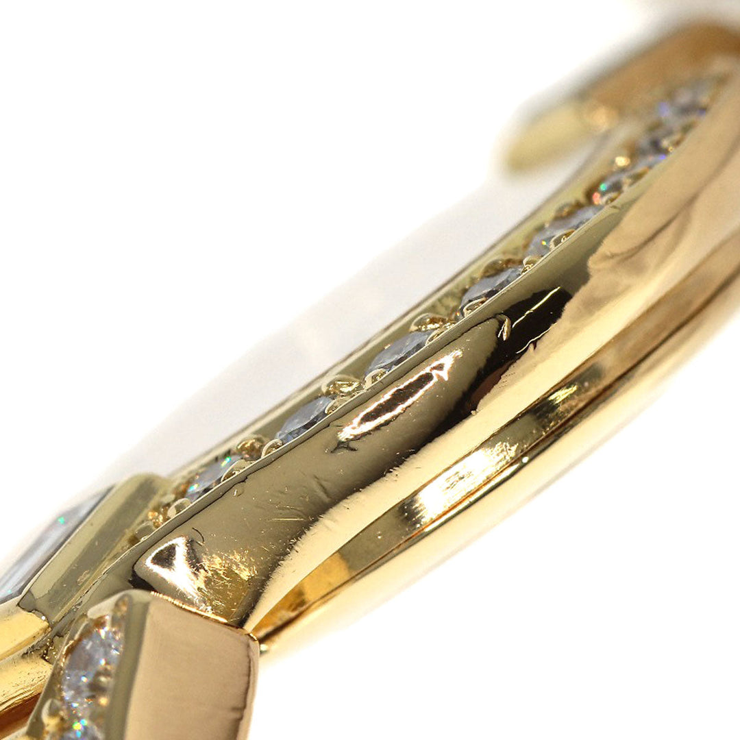 Chopard Watches Quartz 104617 K18YG, K18YG, Diamond gold Bucket Diamond gold dial Women Used Authentic