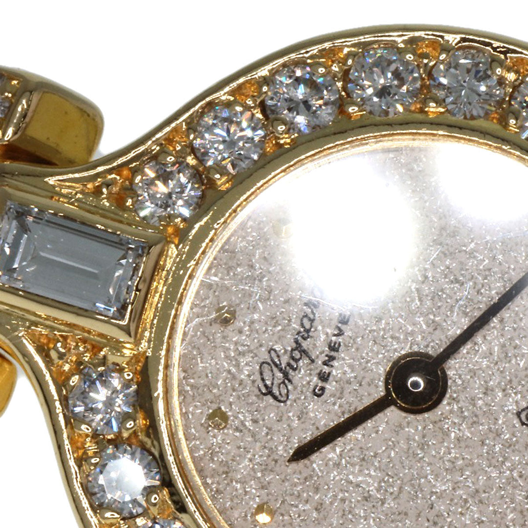 Chopard Watches Quartz 104617 K18YG, K18YG, Diamond gold Bucket Diamond gold dial Women Used Authentic
