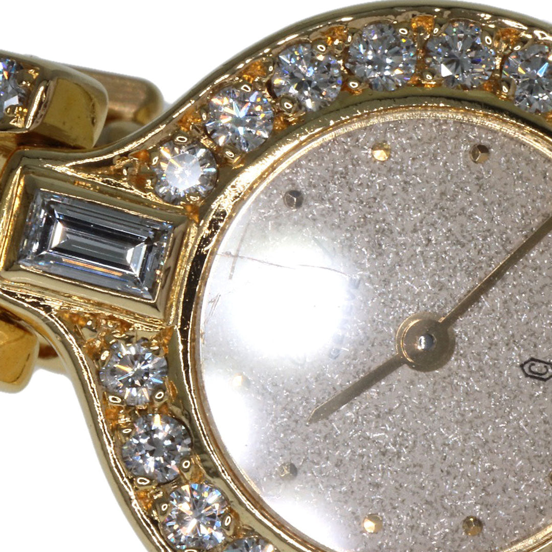 Chopard Watches Quartz 104617 K18YG, K18YG, Diamond gold Bucket Diamond gold dial Women Used Authentic