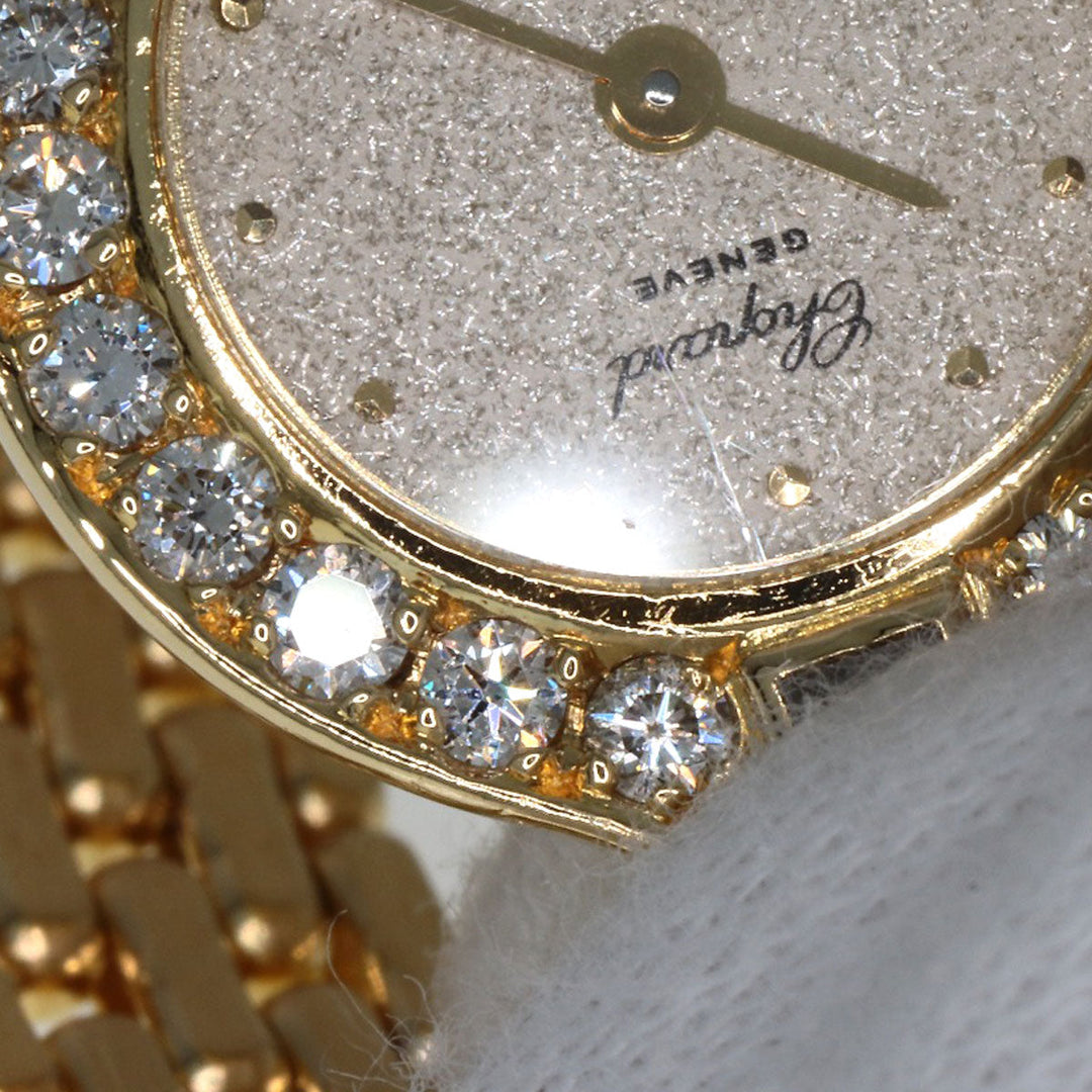 Chopard Watches Quartz 104617 K18YG, K18YG, Diamond gold Bucket Diamond gold dial Women Used Authentic