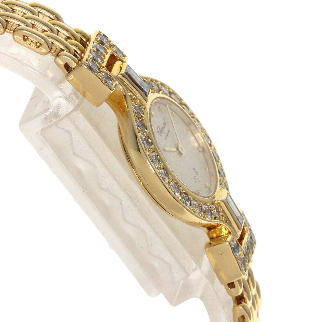 Chopard Watches Quartz 104617 K18YG, K18YG, Diamond gold Bucket Diamond gold dial Women Used Authentic