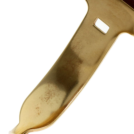 CARTIER Watches Quartz W1010644 Gold Plated, Leather gold Mast Trinity white dial Women Used Authentic