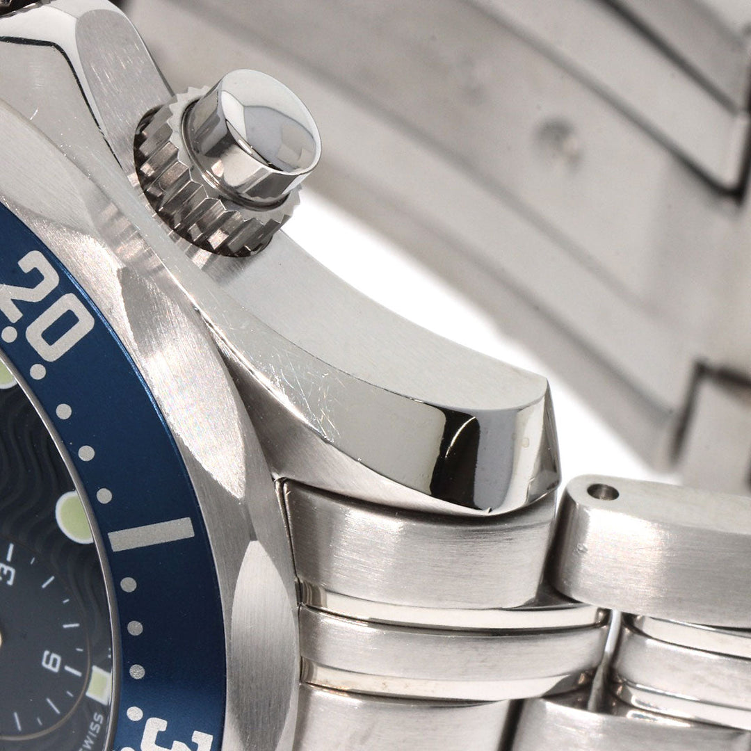OMEGA Watches Mechanical Automatic 2599.80 Stainless Steel Silver Seamaster chronograph blue dial