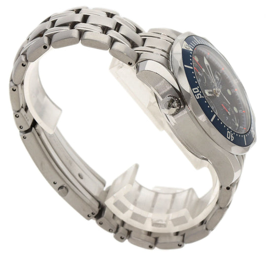 OMEGA Watches Mechanical Automatic 2599.80 Stainless Steel Silver Seamaster chronograph blue dial
