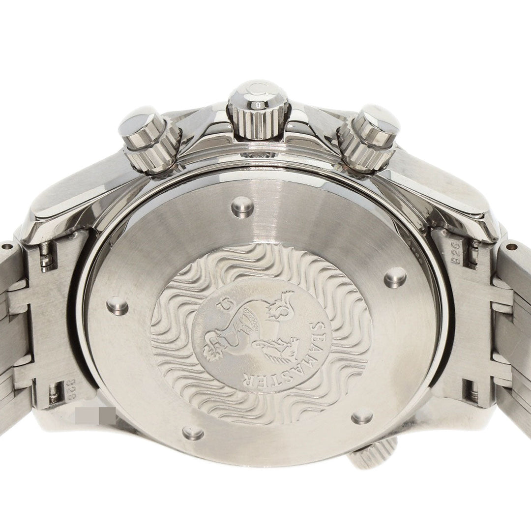 OMEGA Watches Mechanical Automatic 2599.80 Stainless Steel Silver Seamaster chronograph blue dial