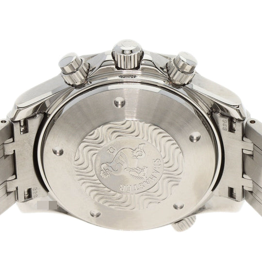OMEGA Watches Mechanical Automatic 2599.80 Stainless Steel Silver Seamaster chronograph blue dial