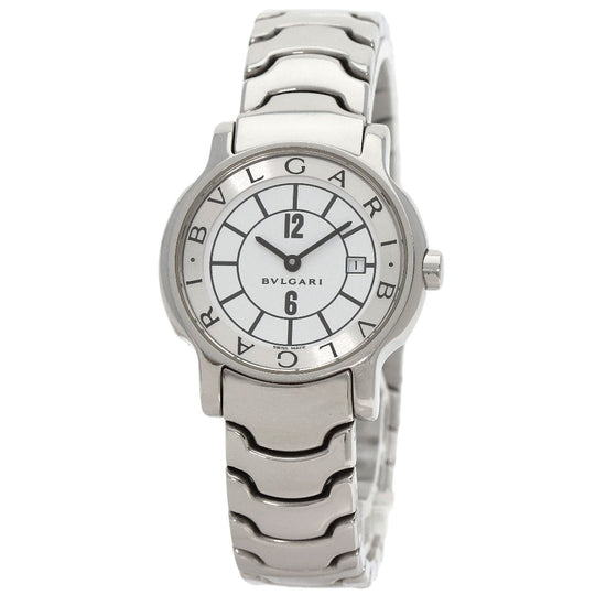 BVLGARI Watches Quartz ST29S Stainless Steel Silver Solo tempo white dial