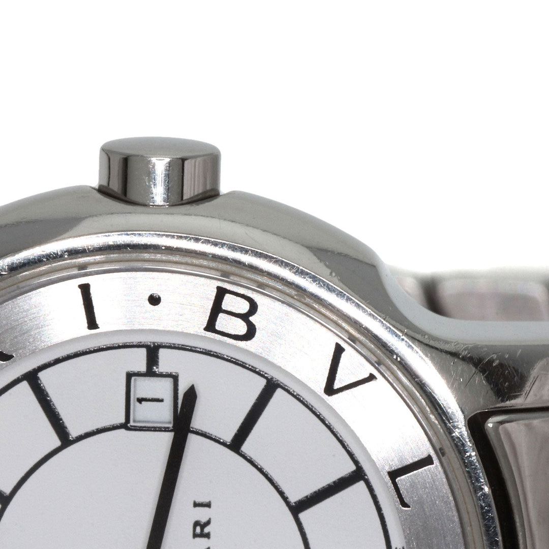 BVLGARI Watches Quartz ST29S Stainless Steel Silver Solo tempo white dial