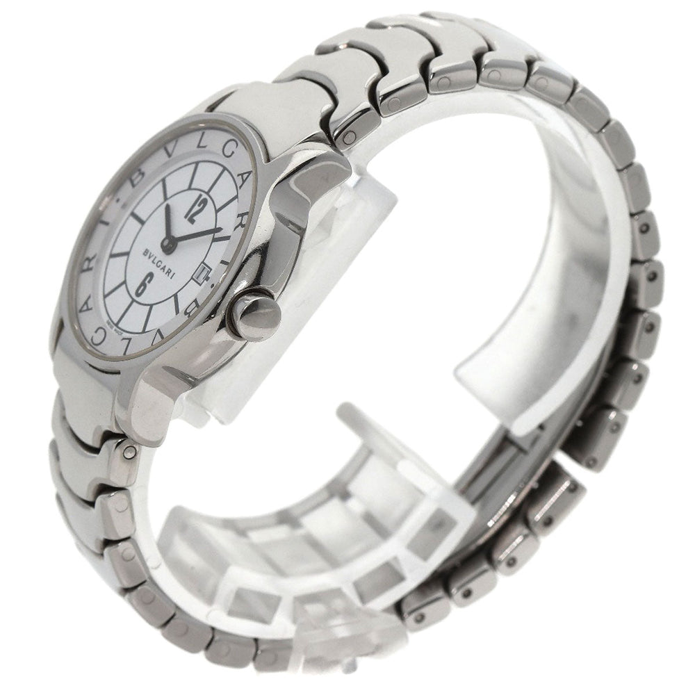 BVLGARI Watches Quartz ST29S Stainless Steel Silver Solo tempo white dial