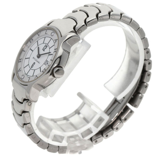 BVLGARI Watches Quartz ST29S Stainless Steel Silver Solo tempo white dial