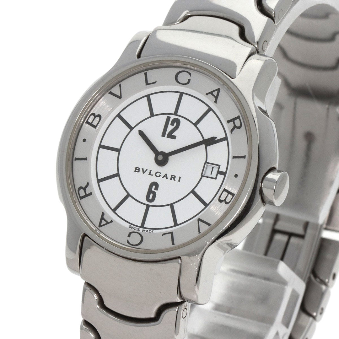 BVLGARI Watches Quartz ST29S Stainless Steel Silver Solo tempo white dial