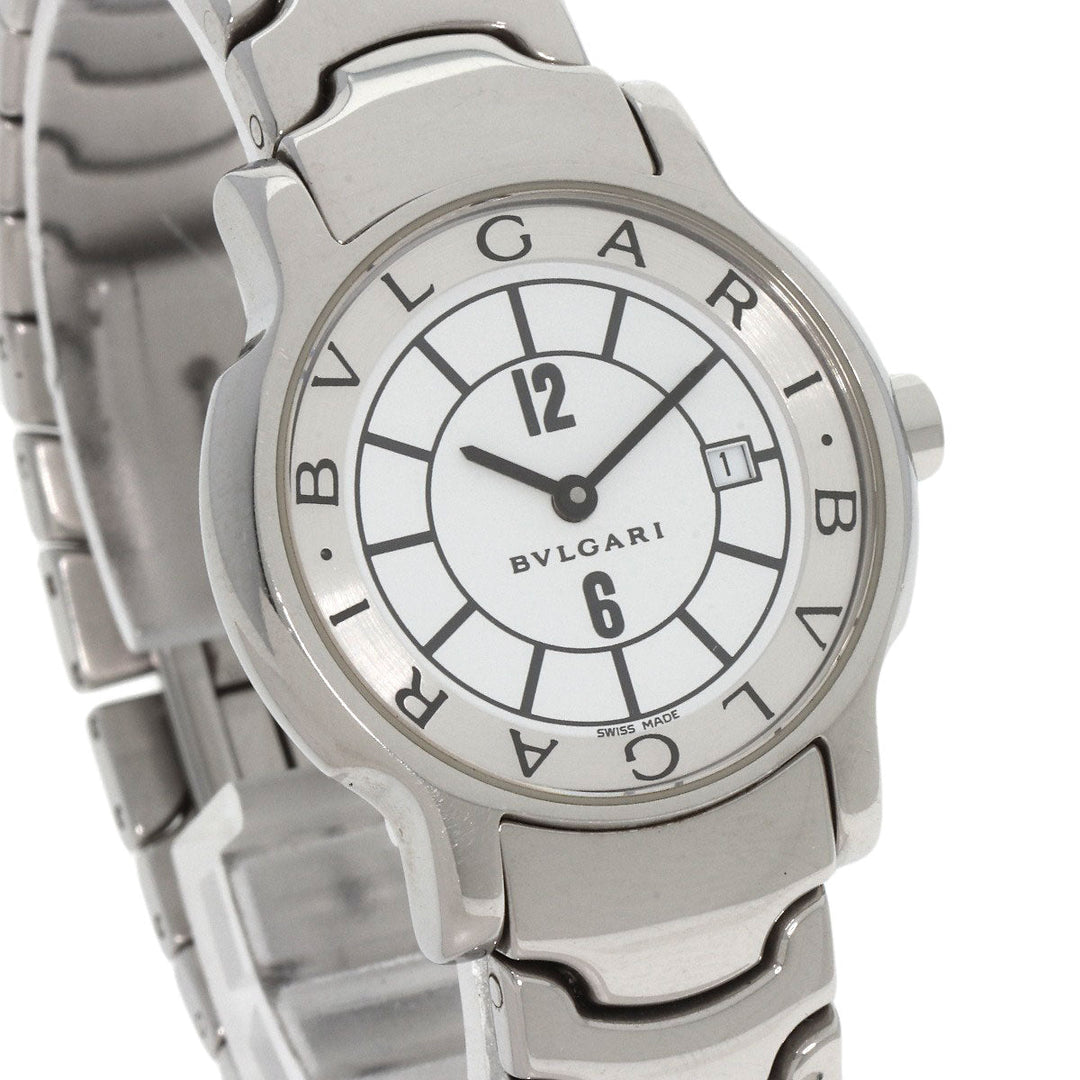 BVLGARI Watches Quartz ST29S Stainless Steel Silver Solo tempo white dial