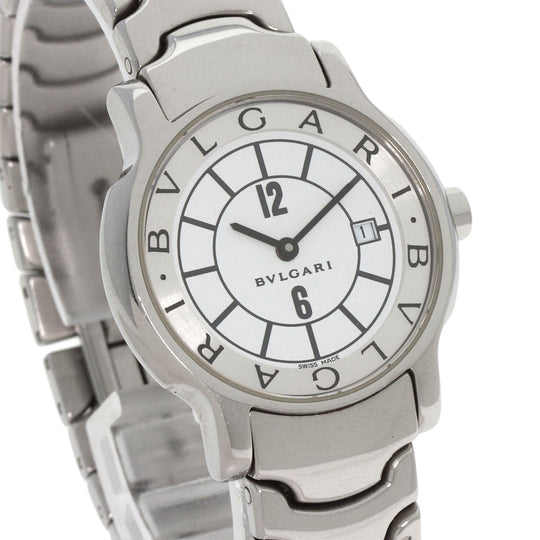 BVLGARI Watches Quartz ST29S Stainless Steel Silver Solo tempo white dial