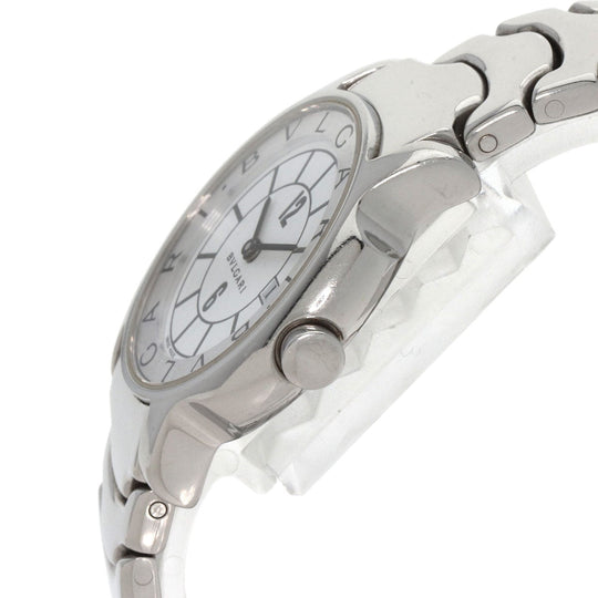 BVLGARI Watches Quartz ST29S Stainless Steel Silver Solo tempo white dial