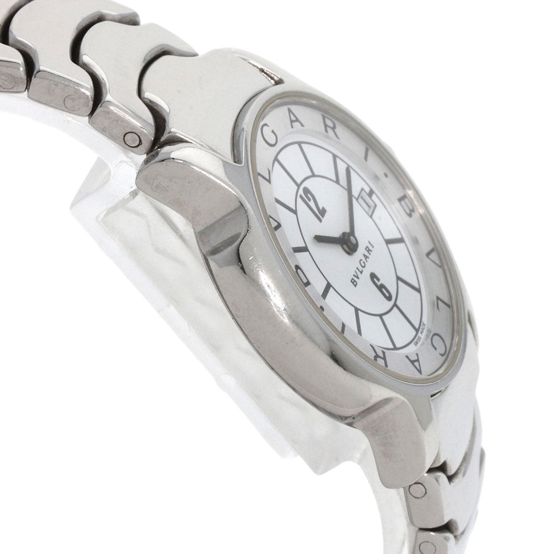 BVLGARI Watches Quartz ST29S Stainless Steel Silver Solo tempo white dial