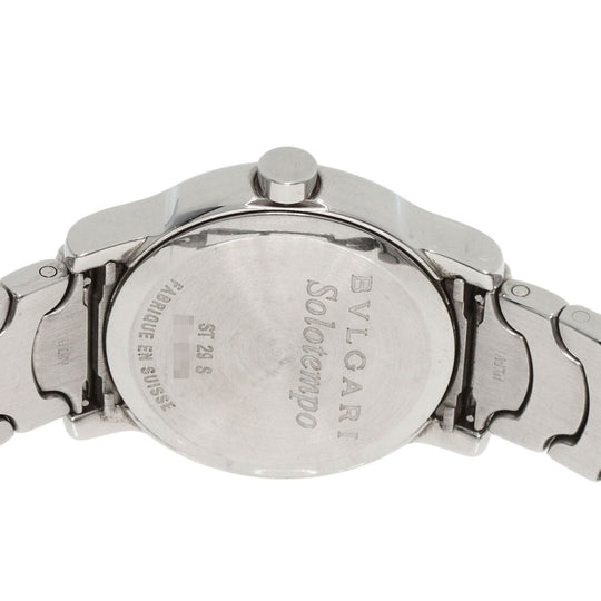 BVLGARI Watches Quartz ST29S Stainless Steel Silver Solo tempo white dial