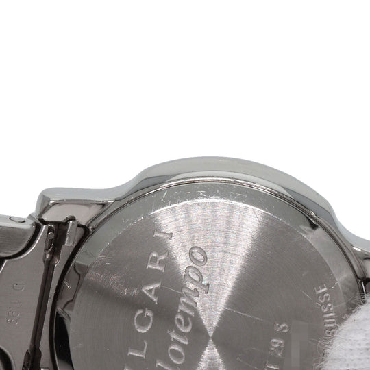 BVLGARI Watches Quartz ST29S Stainless Steel , Stainless Steel Silver Solotempo Black black dial Women Used Authentic