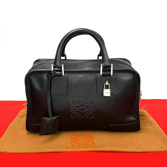 LOEWE Handbag leather black Amazona 28