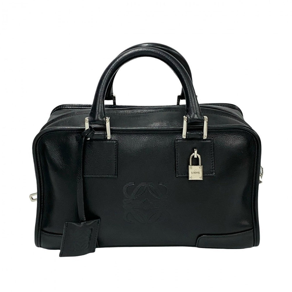 LOEWE Handbag leather black Amazona 28