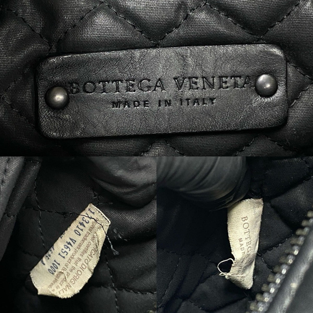 BOTTEGAVENETA Handbag leather black