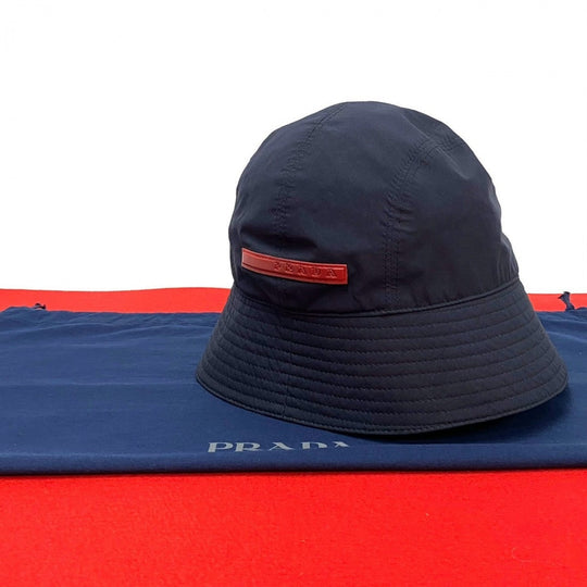 PRADA hat polyester Navy PRADA Sports M