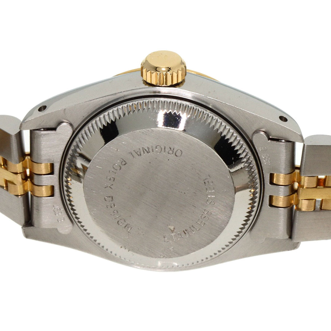 ROLEX Watches Mechanical Automatic 69173G Stainless Steel gold Datejust 10P Diamond Champagne Gold dial