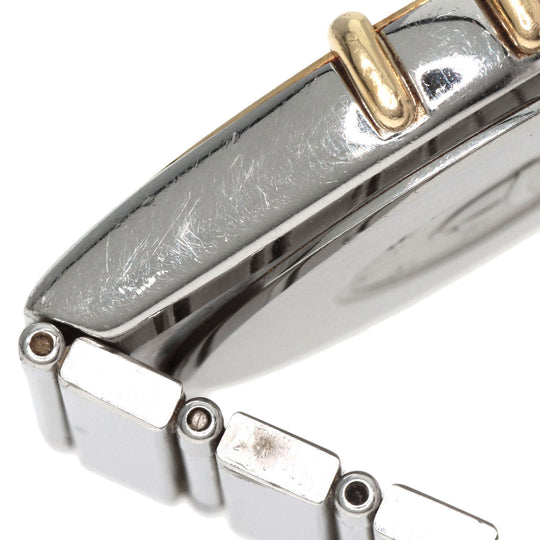 OMEGA Watches Quartz Stainless Steel gold Constellation flat bezel white dial