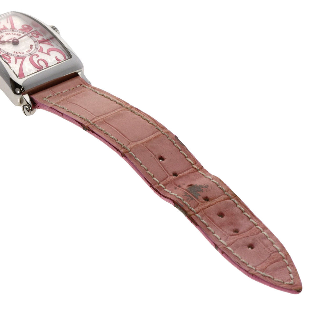 FRANCK MULLER Watches Quartz 902QZJ Stainless Steel, Leather Silver Long Island Japan limited edition 500 pieces Silver dial Women Used Authentic