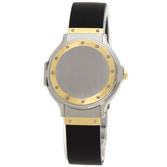HUBLOT Watches Quartz Stainless Steel, Rubber gold MDM Classic Hunter Case black dial Women Used Authentic