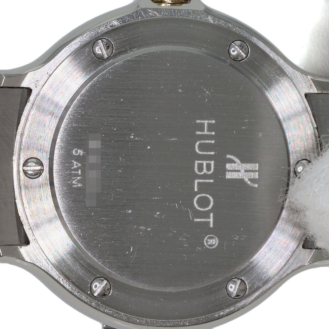 HUBLOT Watches Quartz Stainless Steel, Rubber gold MDM Classic Hunter Case black dial Women Used Authentic
