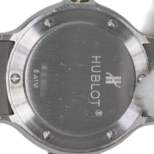 HUBLOT Watches Quartz Stainless Steel, Rubber gold MDM Classic Hunter Case black dial Women Used Authentic