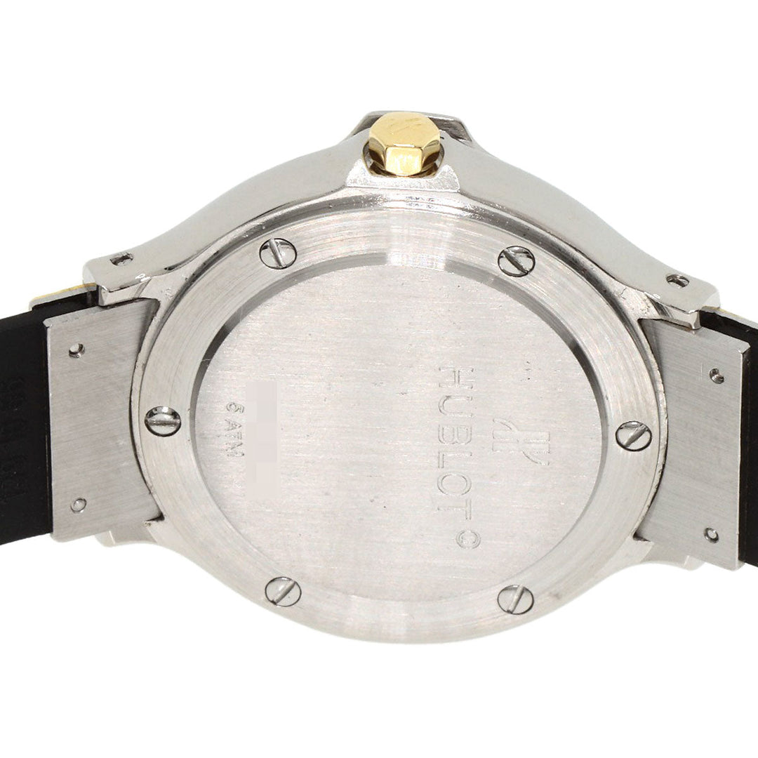 HUBLOT Watches Quartz Stainless Steel, Rubber gold MDM Classic Hunter Case black dial Women Used Authentic