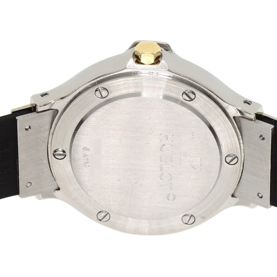 HUBLOT Watches Quartz Stainless Steel, Rubber gold MDM Classic Hunter Case black dial Women Used Authentic