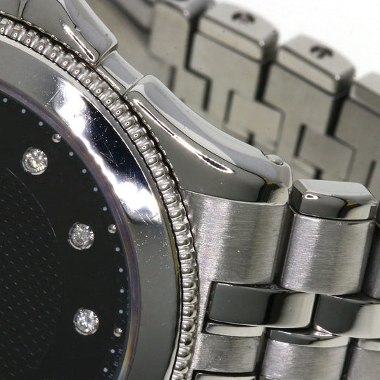 SEIKO Watches Quartz GCAR995 8J81-6B10 Stainless Steel Silver CREDOR 11P Diamond black dial