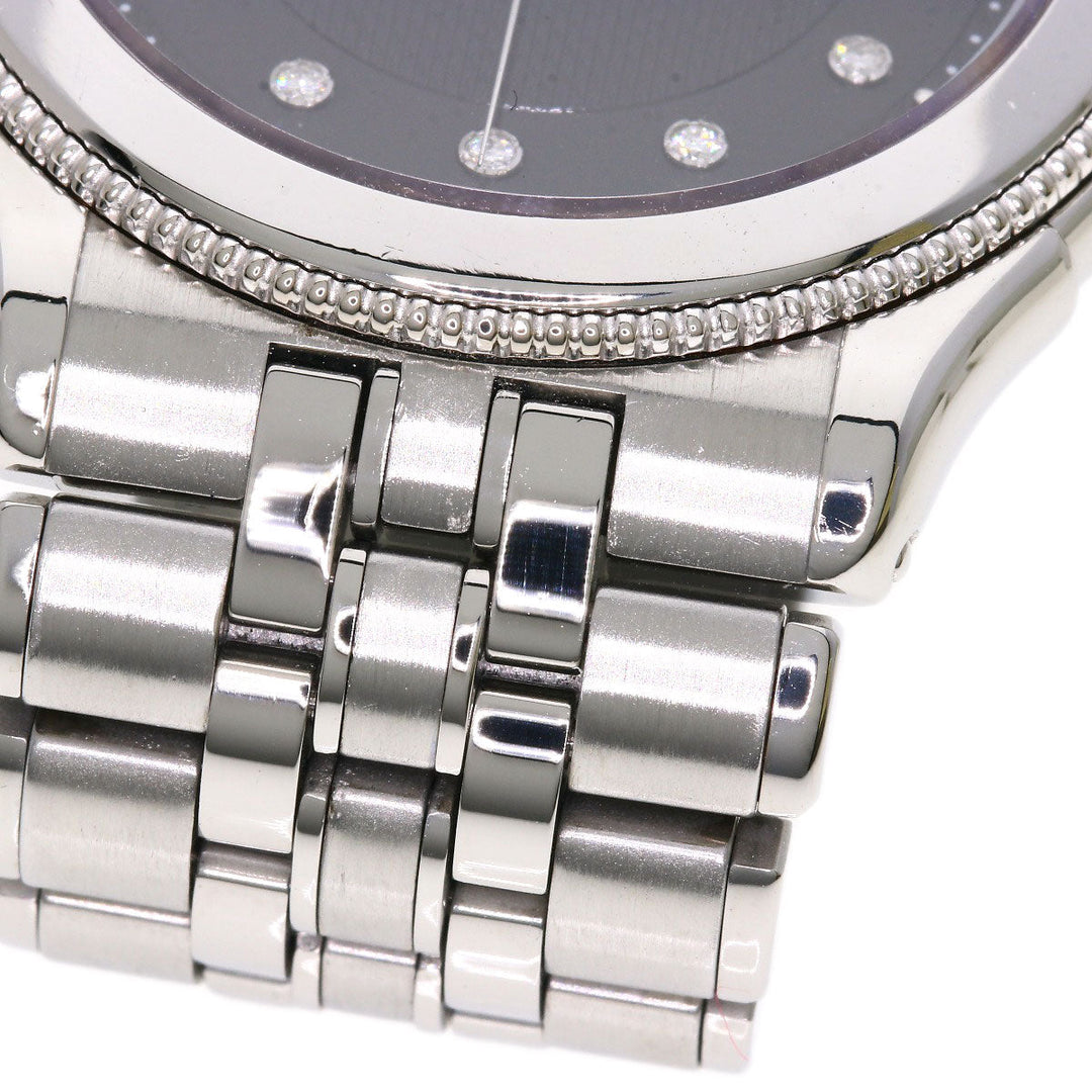 SEIKO Watches Quartz GCAR995 8J81-6B10 Stainless Steel Silver CREDOR 11P Diamond black dial