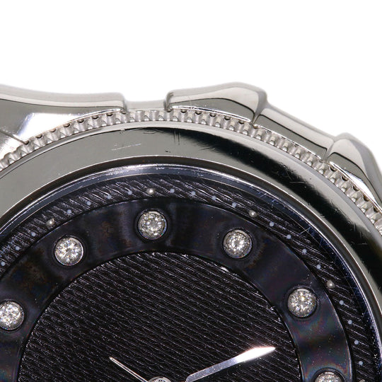 SEIKO Watches Quartz GCAR995 8J81-6B10 Stainless Steel Silver CREDOR 11P Diamond black dial