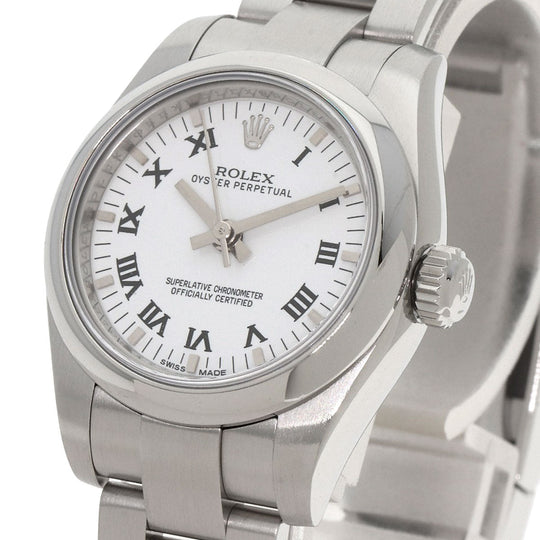 ROLEX Watches Mechanical Automatic 176200 Stainless Steel Silver Oyster Perpetual 26 white dial
