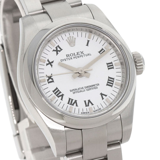 ROLEX Watches Mechanical Automatic 176200 Stainless Steel Silver Oyster Perpetual 26 white dial