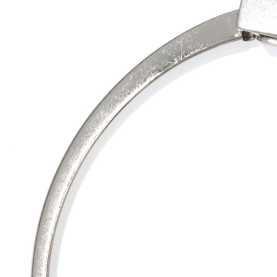 GUCCI Watches Quartz 127.5 Stainless Steel , Stainless Steel Silver Square Face Bezel Diamond mirror dial Women Used Authentic