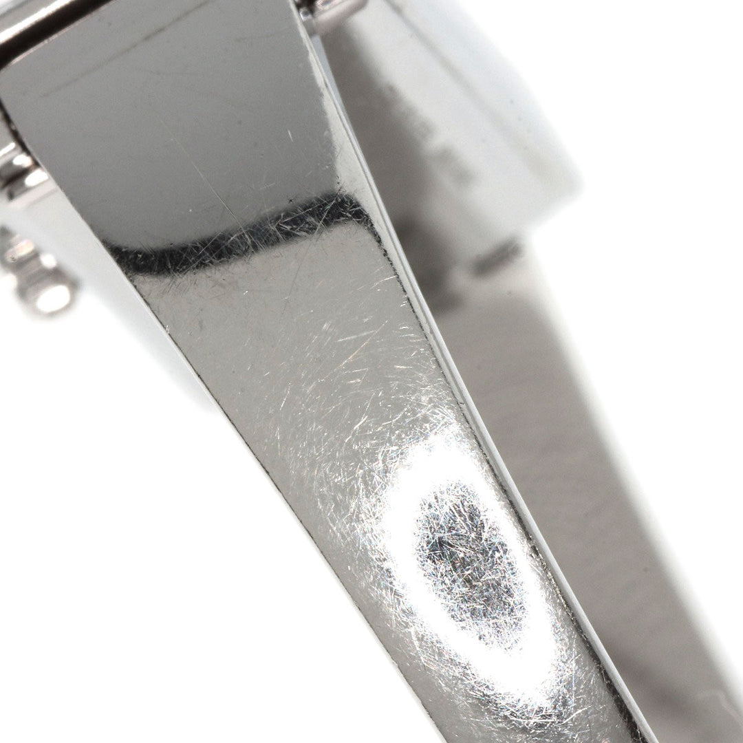 GUCCI Watches Quartz 127.5 Stainless Steel , Stainless Steel Silver Square Face Bezel Diamond mirror dial Women Used Authentic