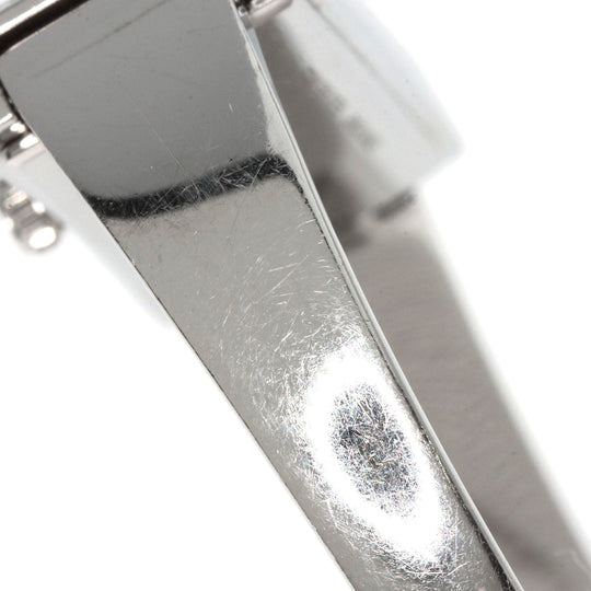 GUCCI Watches Quartz 127.5 Stainless Steel , Stainless Steel Silver Square Face Bezel Diamond mirror dial Women Used Authentic
