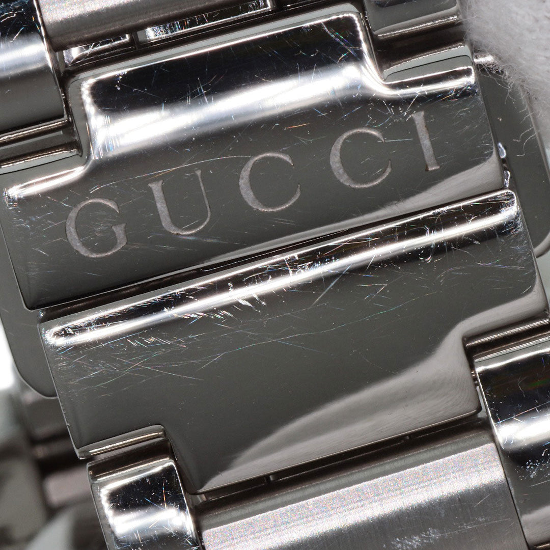 GUCCI Watches Quartz 101.2 Stainless Steel Silver G Chrono Silver dial