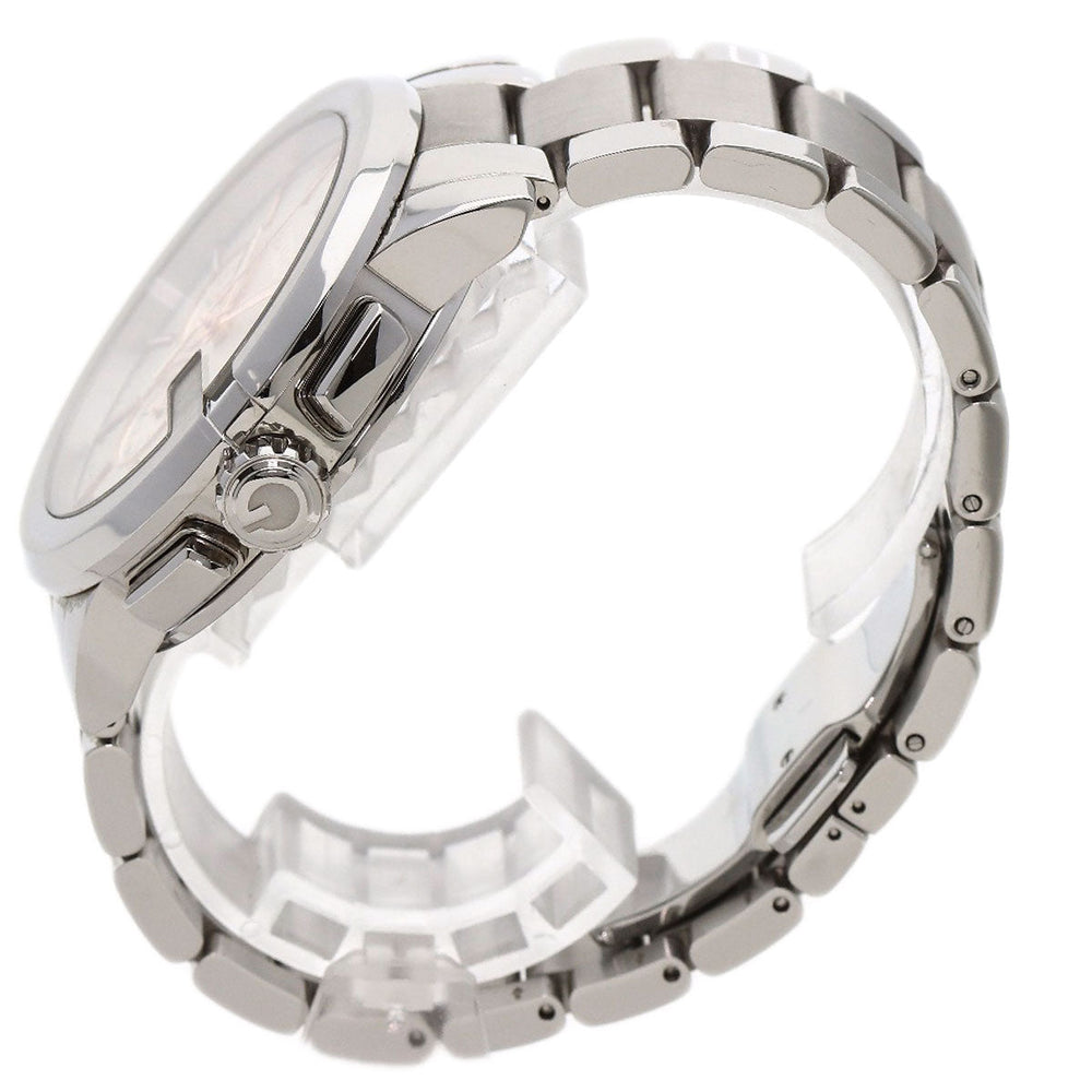 GUCCI Watches Quartz 101.2 Stainless Steel Silver G Chrono Silver dial